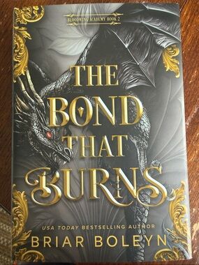 The Bond That Burns Book 2 by Briar Boleyn Hardcover Fantasy Novel